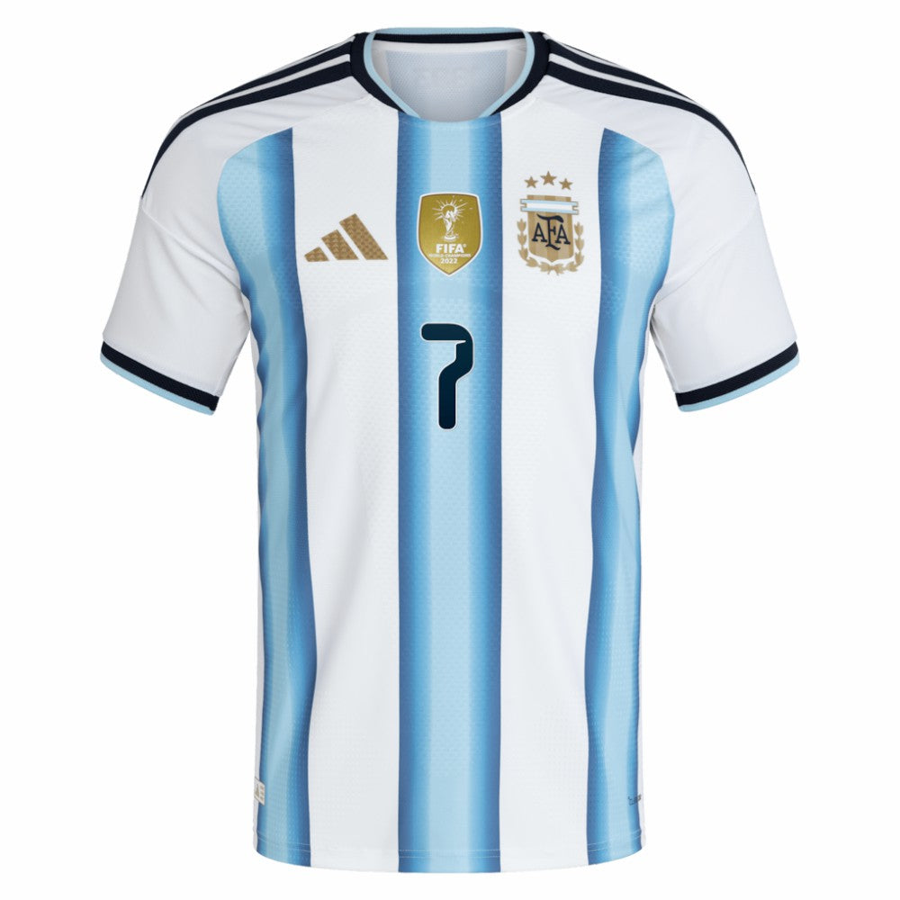 Rodrigo De Paul Argentina National Team 2026 Home Jersey - Adidas White