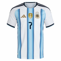 Rodrigo De Paul Argentina National Team 2026 Home Jersey - Adidas White