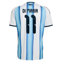 Angel Di Maria Argentina National Team 2026 Home Replica Jersey - Adidas White