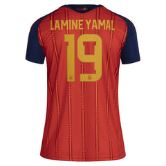 Lamine Yamal Spain National Team Women's 2026 Home Replica Jersey - Adidas Red