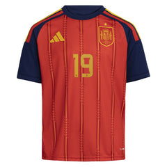 Lamine Yamal Spain National Team Youth 2026 Home Replica Jersey - Adidas Red