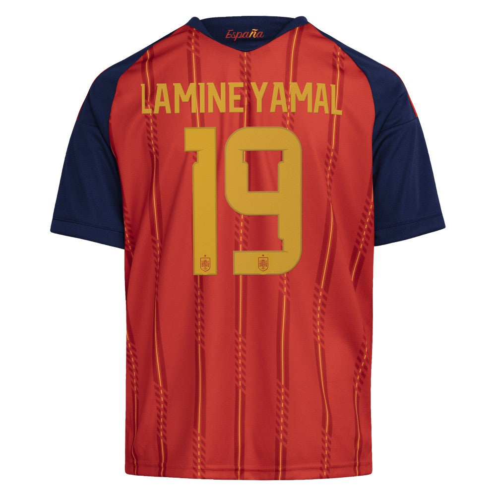 Lamine Yamal Spain National Team Youth 2026 Home Replica Jersey - Adidas Red