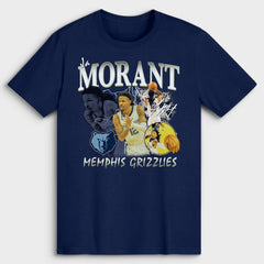 NBA Ja Morant Memphis Grizzlies Player Collage T-Shirt