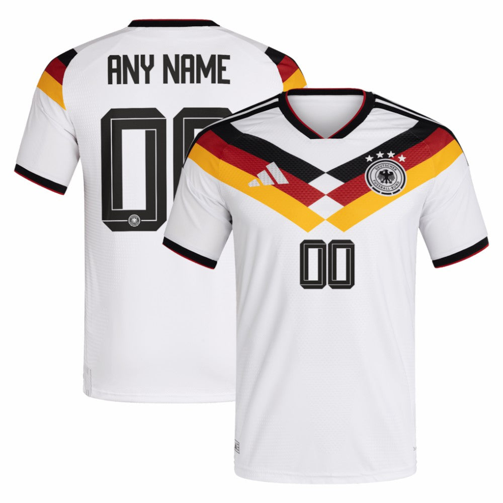Germany National Team FIFA x World Cup 2026 Home On Field Custom Jersey - Adidas White