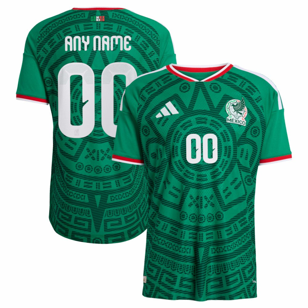 Mexico National Team 2026 Home Custom Jersey - Adidas Green