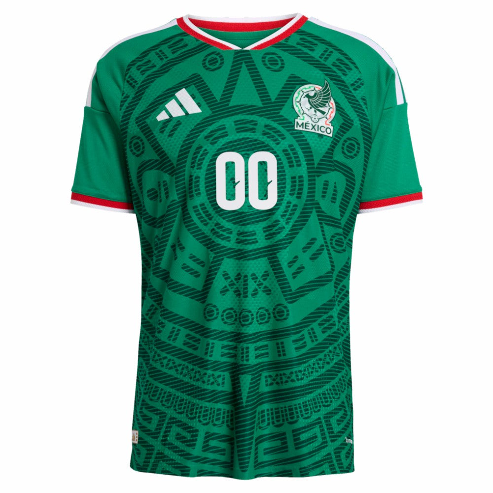 Mexico National Team 2026 Home Custom Jersey - Adidas Green