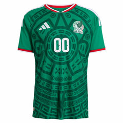 Mexico National Team 2026 Home Custom Jersey - Adidas Green