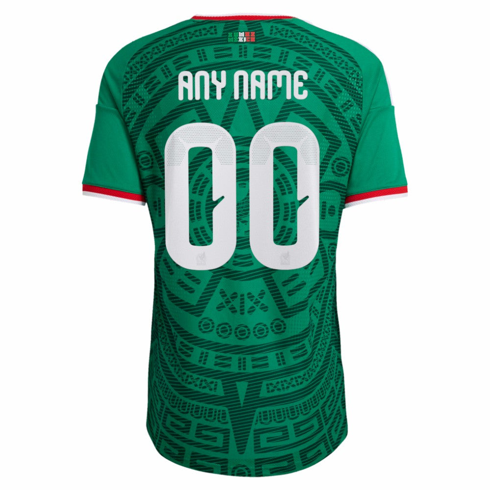 Mexico National Team 2026 Home Custom Jersey - Adidas Green