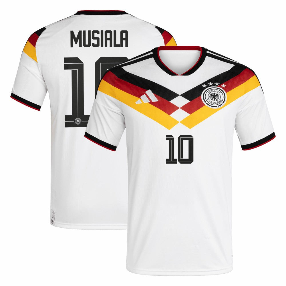 Jamal Musiala Germany National Team 2026 Home Replica Jersey - Adidas White