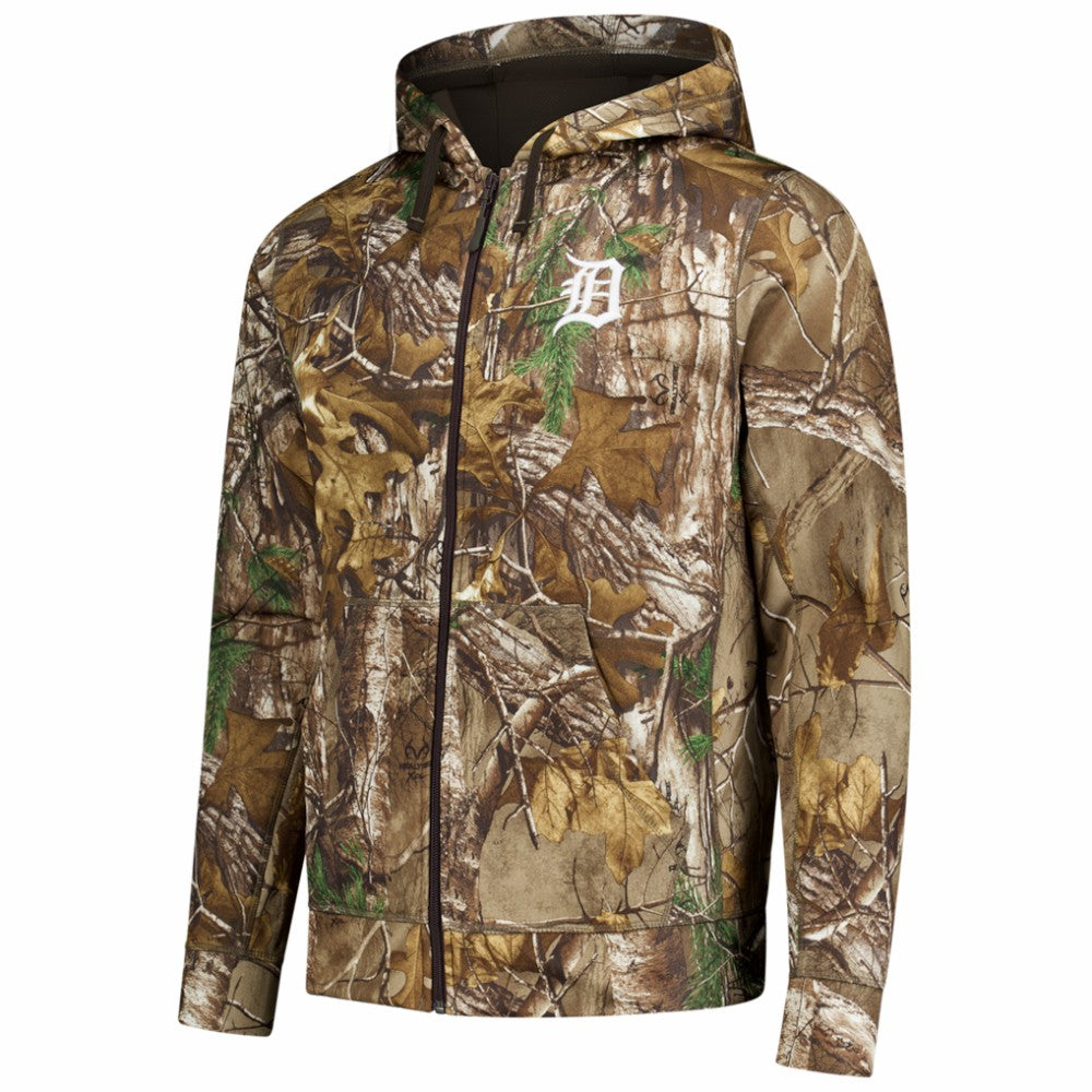 MLB Detroit Tigers Dunbrooke Trophy Realtree Full-Zip Hoodie