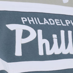 MLB Philadelphia Phillies Mitchell & Ness Cooperstown Collection Thunderstorm Head Coach Hoodie