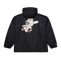 MLB Cincinnati Reds Mitchell & Ness Full-Snap Hooded Coaches Jacket