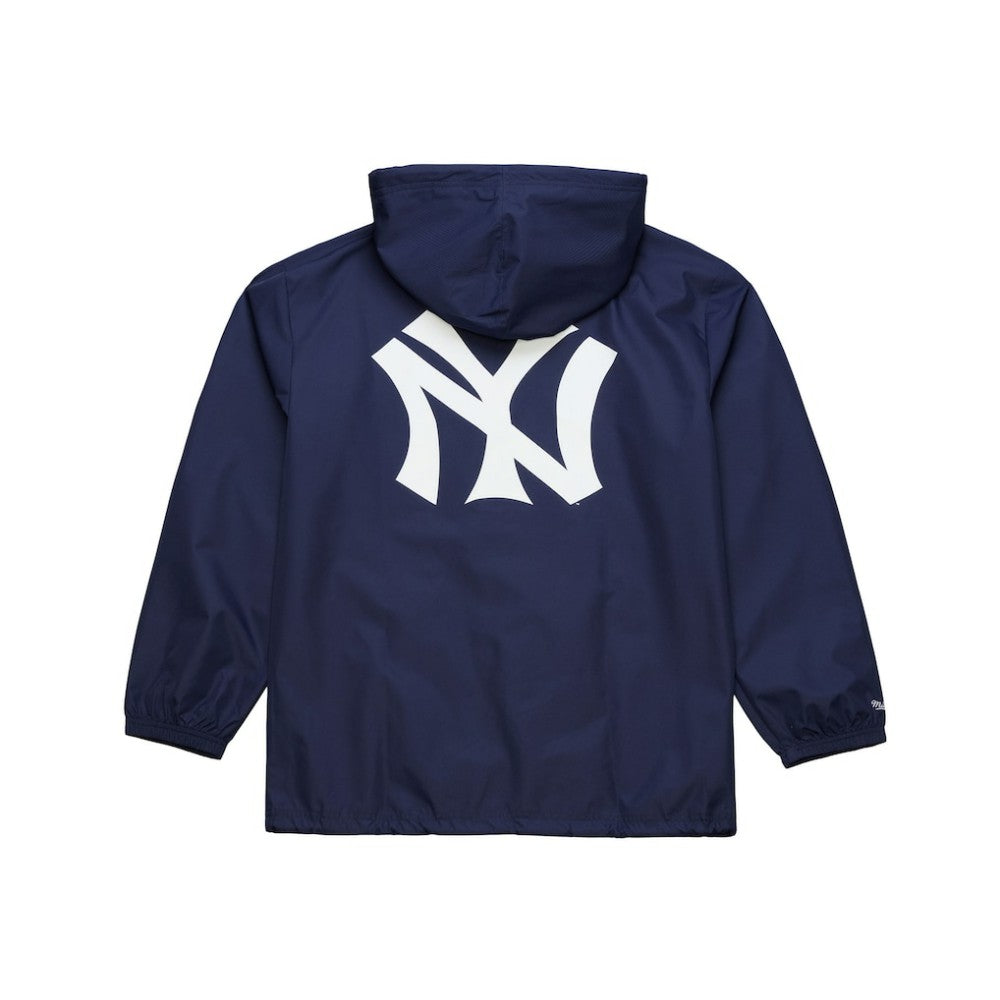 MLB New York Yankees Mitchell & Ness Full-Snap Hooded Coaches Jacket