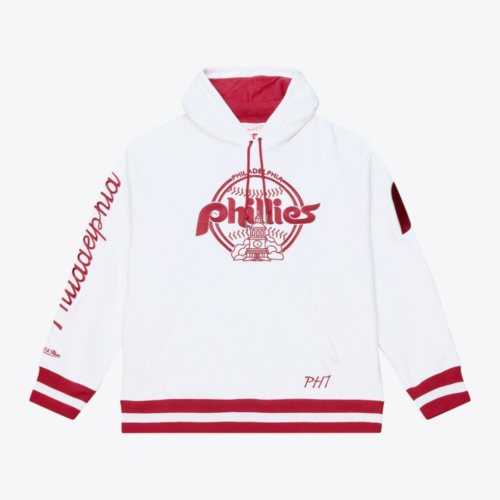 MLB Philadelphia Phillies Mitchell & Ness Cooperstown Collection Fleece Hoodie