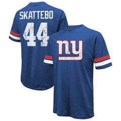 Cam Skattebo  Majestic Threads Oversized T-Shirt - New York Giants