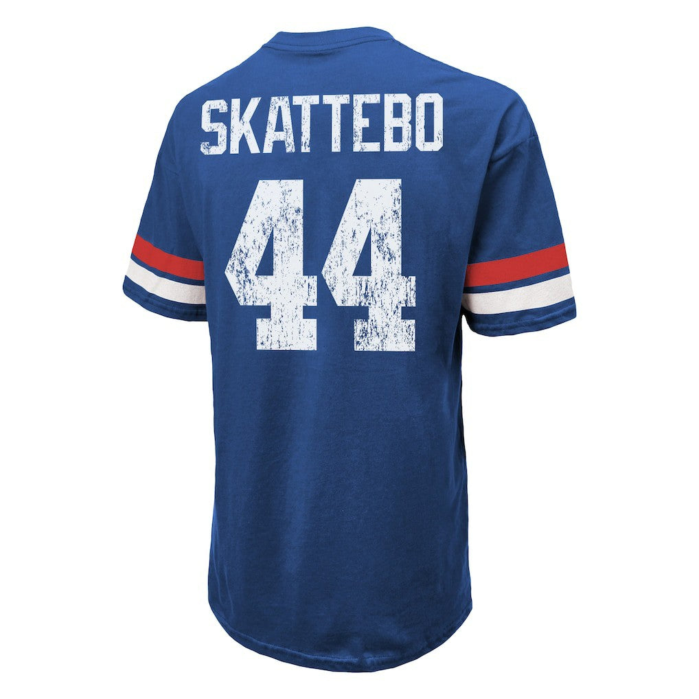 Cam Skattebo  Majestic Threads Oversized T-Shirt - New York Giants