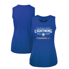 NHL Blue Tampa Bay Lightning Levelwear Women's 2026 NHL Stadium Series Macy Tank Top