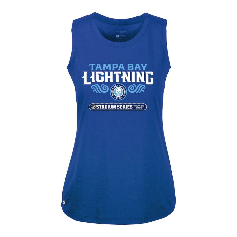NHL Blue Tampa Bay Lightning Levelwear Women's 2026 NHL Stadium Series Macy Tank Top