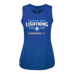 NHL Blue Tampa Bay Lightning Levelwear Women's 2026 NHL Stadium Series Macy Tank Top
