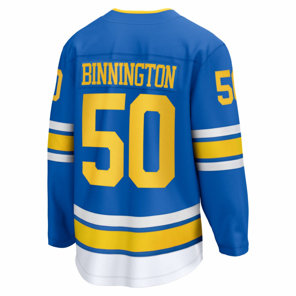 NHL Blue Jordan Binnington St. Louis Blues Fanatics Home Breakaway Jersey