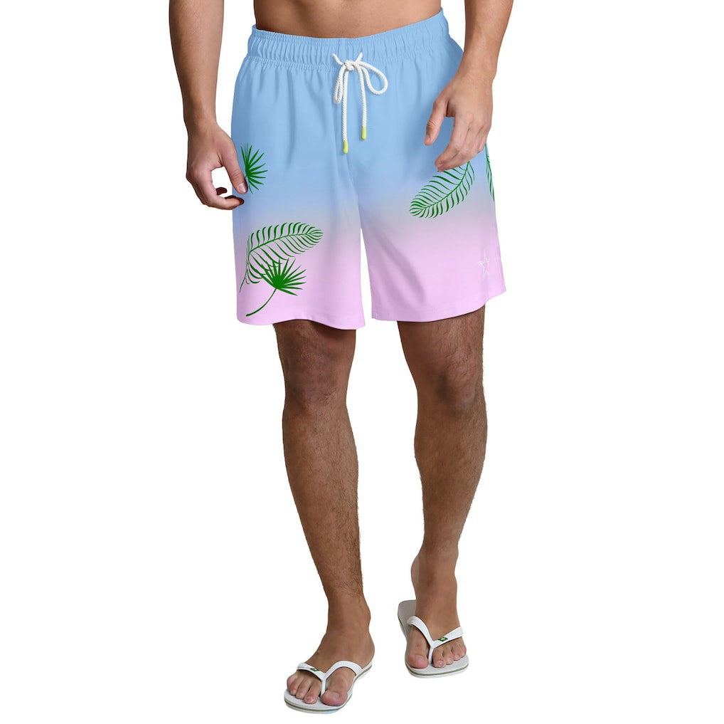 Margaritaville Sunset On The Beach Swim Shorts - Dallas Cowboys