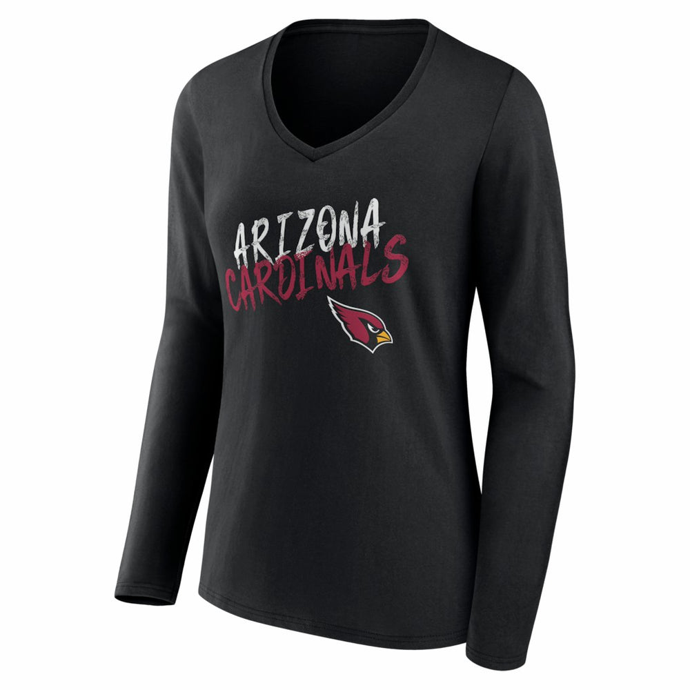 Women's Hustle Long Sleeve V-Neck T-Shirt - Arizona Cardinals