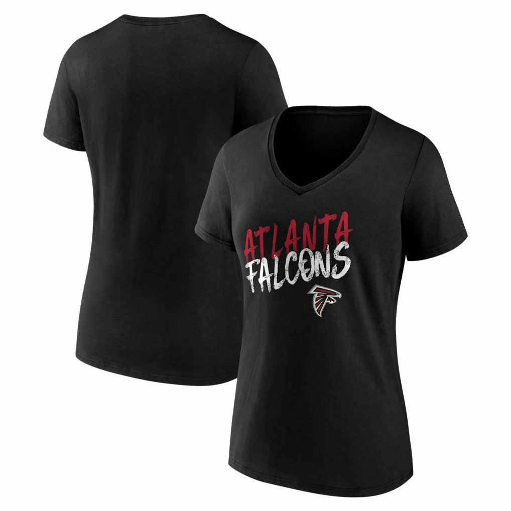 Women's Hustle V-Neck T-Shirt - Atlanta Falcons