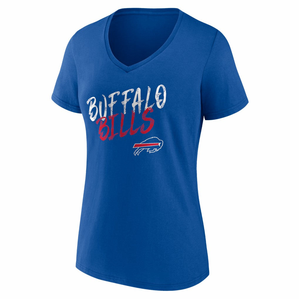 Women's Hustle V-Neck T-Shirt - Buffalo Bills