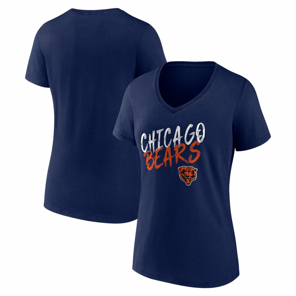 Women's Hustle V-Neck T-Shirt - Chicago Bears