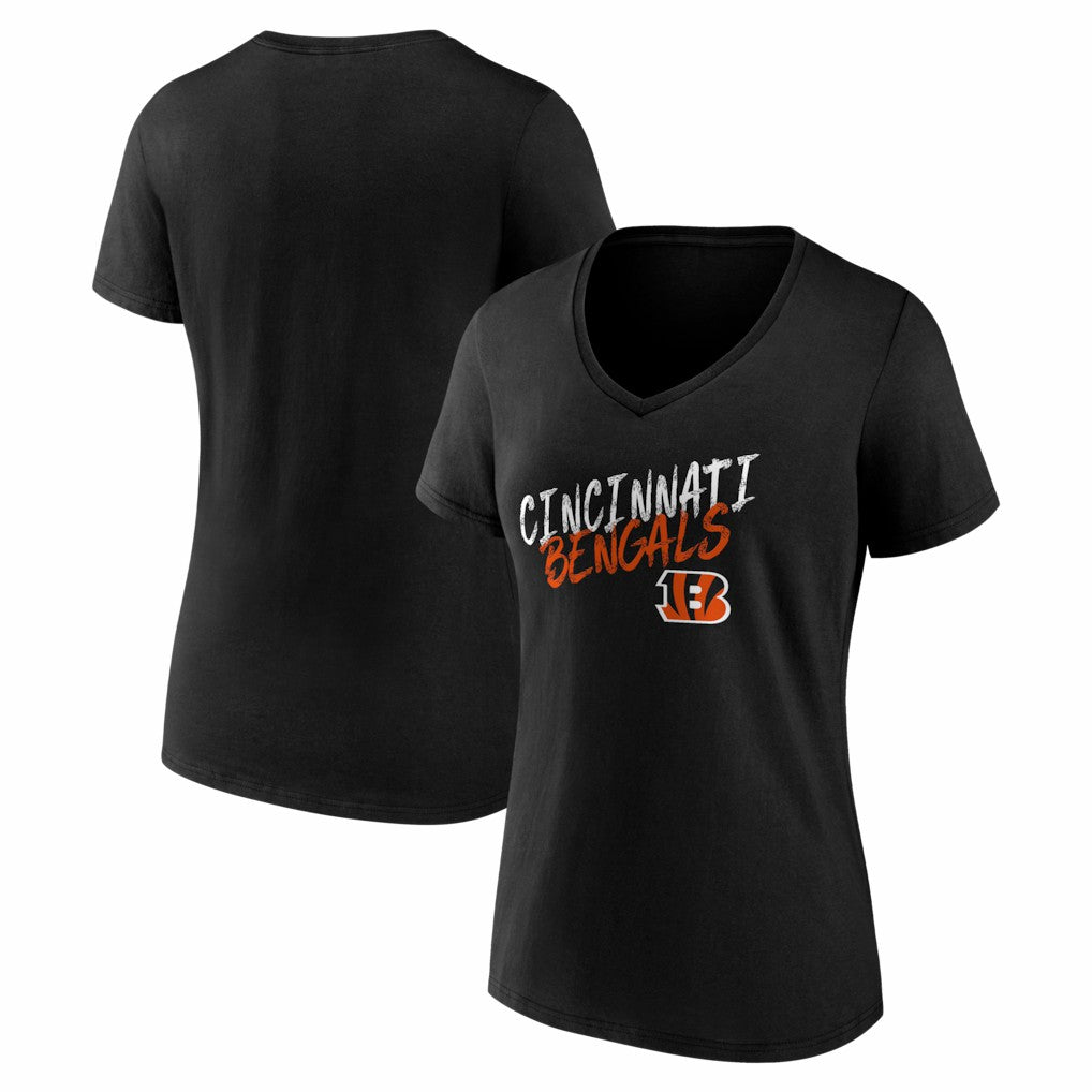 Women's Hustle V-Neck T-Shirt - Cincinnati Bengals