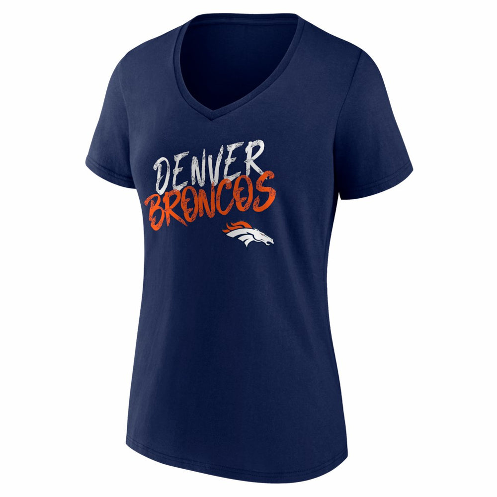 Women's Hustle V-Neck T-Shirt - Denver Broncos
