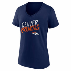 Women's Hustle V-Neck T-Shirt - Denver Broncos