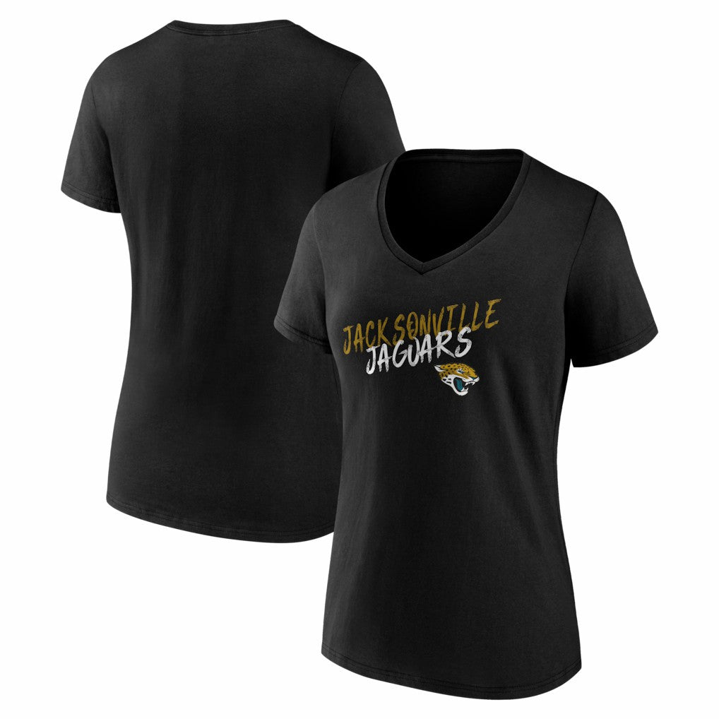 Women's Hustle V-Neck T-Shirt - Jacksonville Jaguars