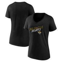 Women's Hustle V-Neck T-Shirt - Jacksonville Jaguars