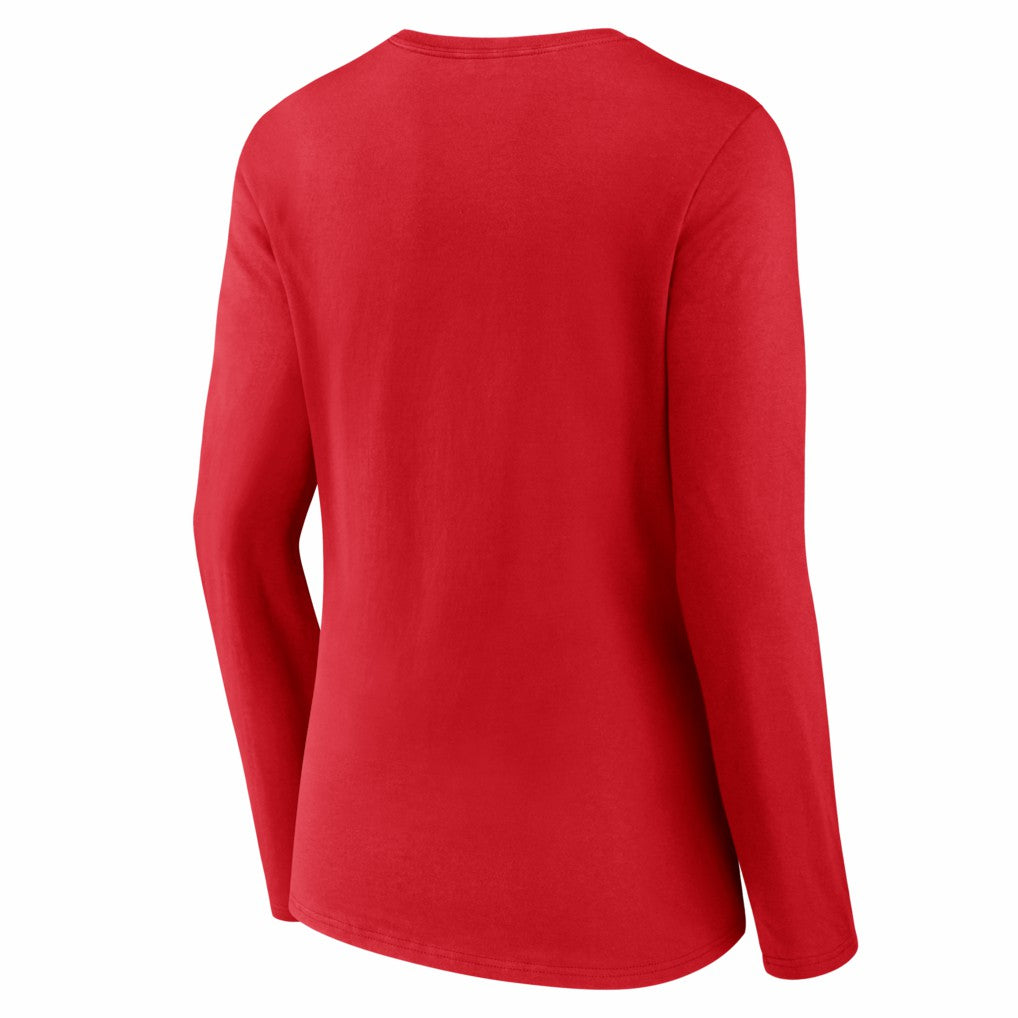 Women's Hustle Long Sleeve V-Neck T-Shirt - Kansas City Chiefs