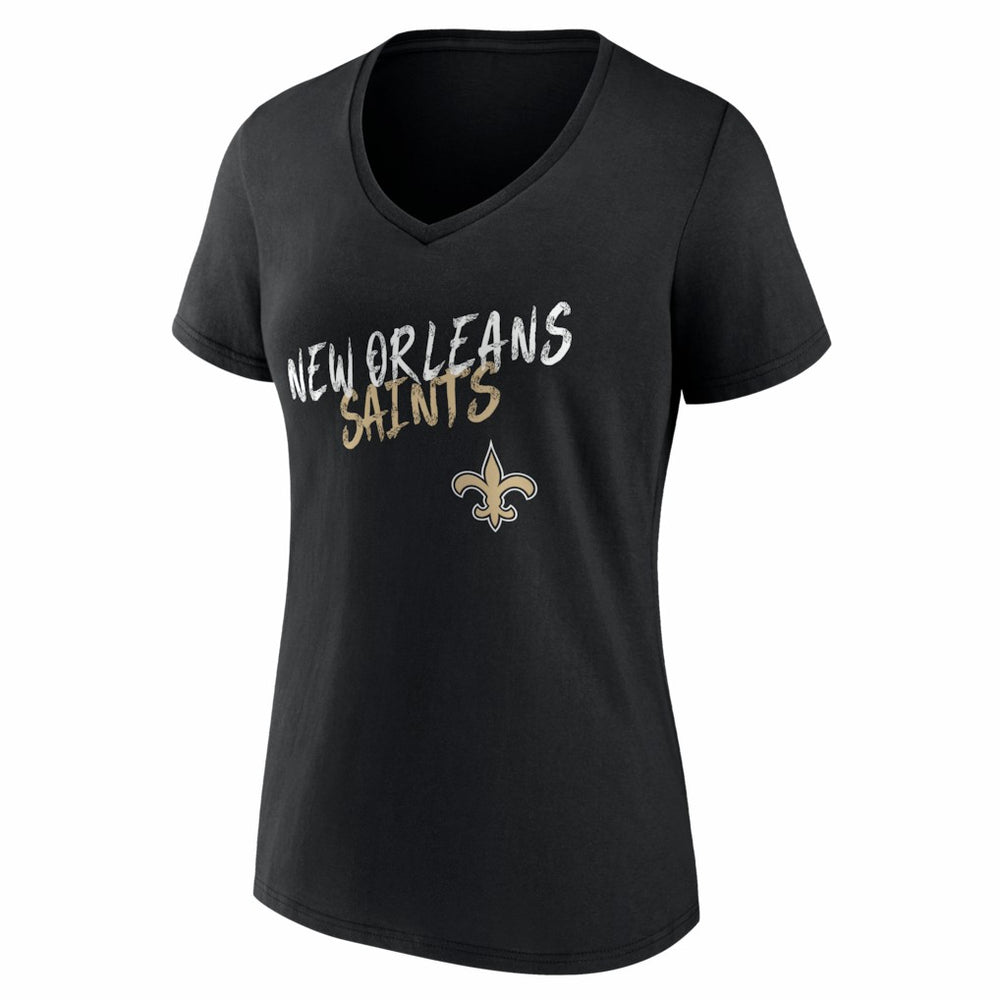 Women's Hustle V-Neck T-Shirt - New Orleans Saints