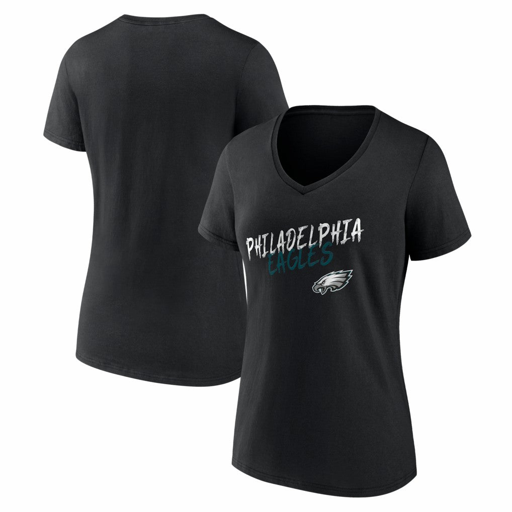 Women's Hustle V-Neck T-Shirt - Philadelphia Eagles