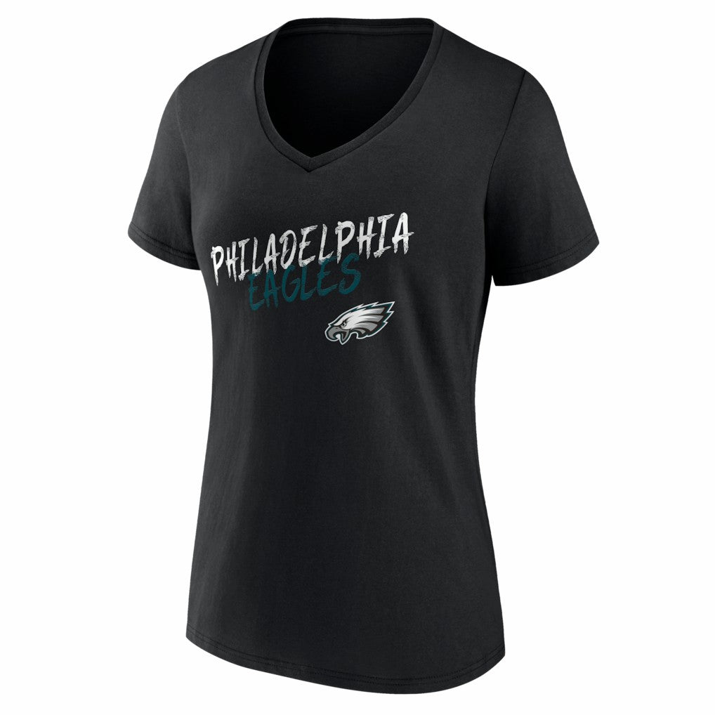 Women's Hustle V-Neck T-Shirt - Philadelphia Eagles