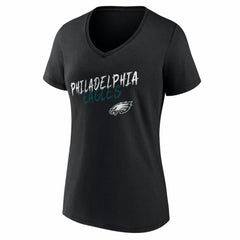 Women's Hustle V-Neck T-Shirt - Philadelphia Eagles