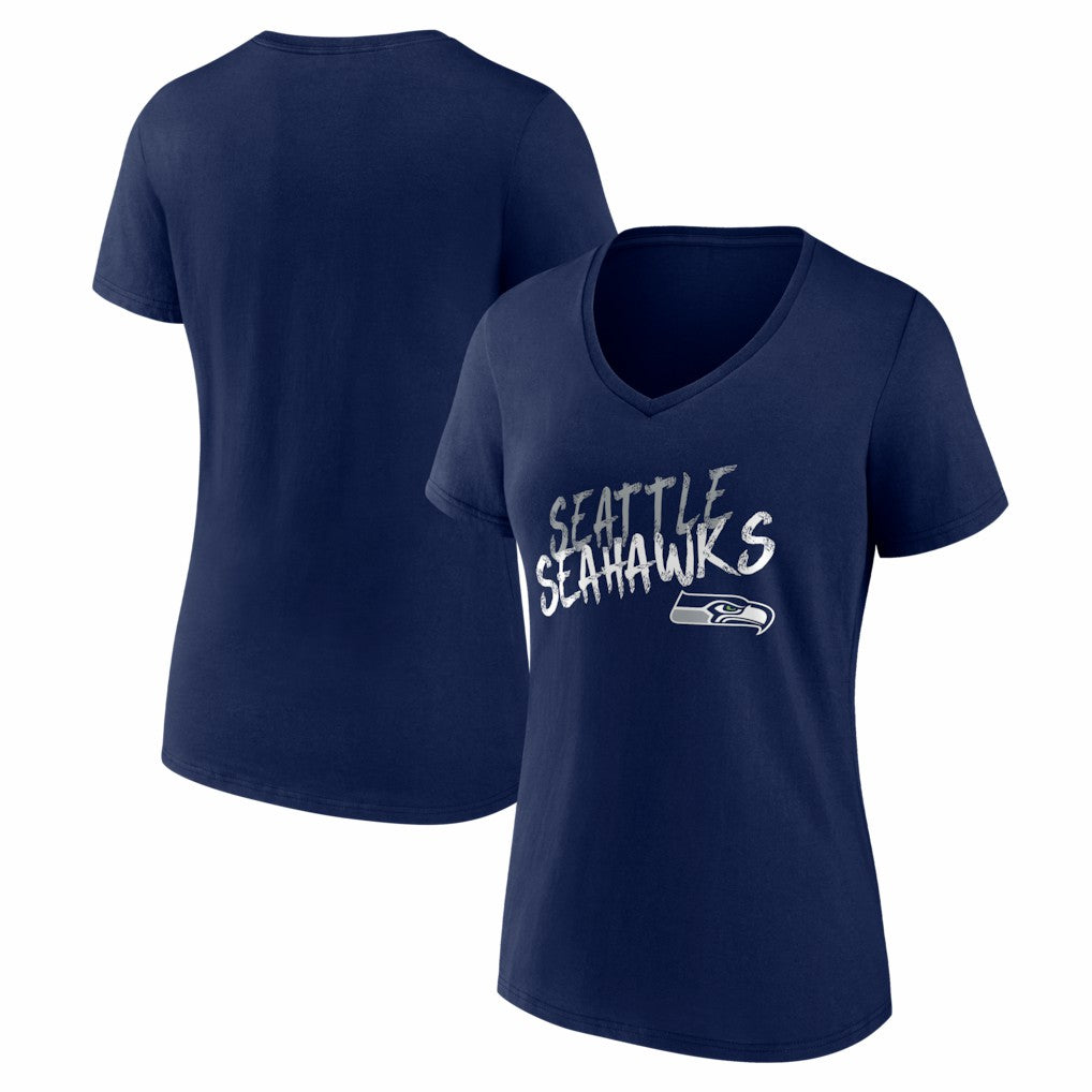 Women's Hustle V-Neck T-Shirt - Seattle Seahawks