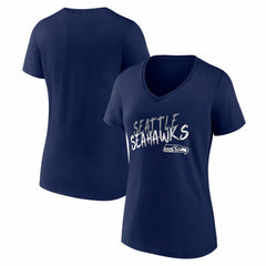 Women's Hustle V-Neck T-Shirt - Seattle Seahawks