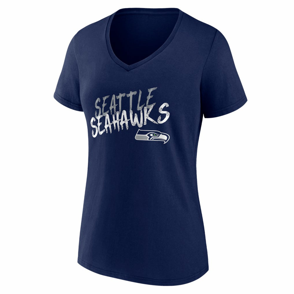 Women's Hustle V-Neck T-Shirt - Seattle Seahawks