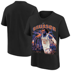 NBA Jalen Brunson New York Knicks Youth City Edition Player T-Shirt