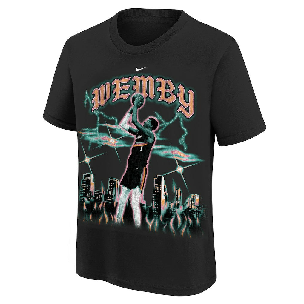 NBA Victor Wembanyama San Antonio Spurs Youth City Edition Player T-Shirt