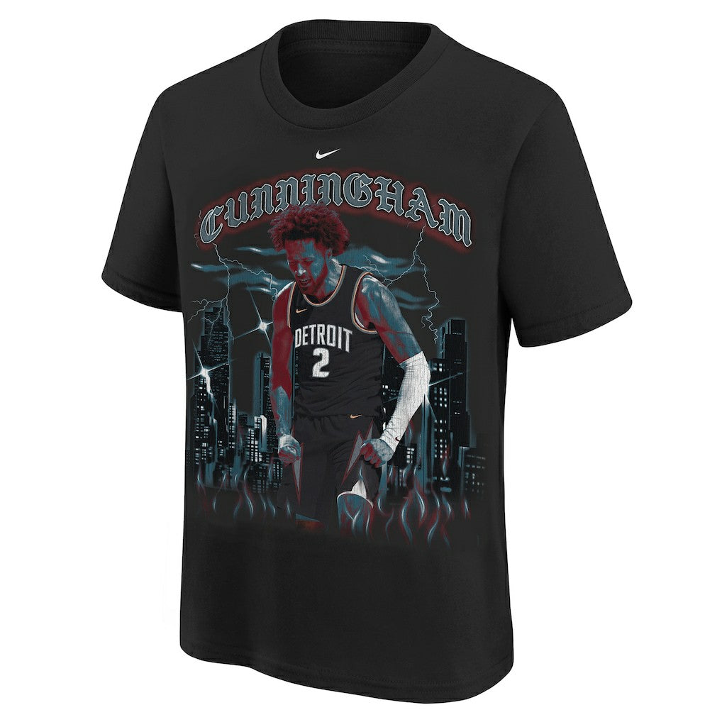 NBA Cade Cunningham Detroit Pistons Youth City Edition Player T-Shirt sale