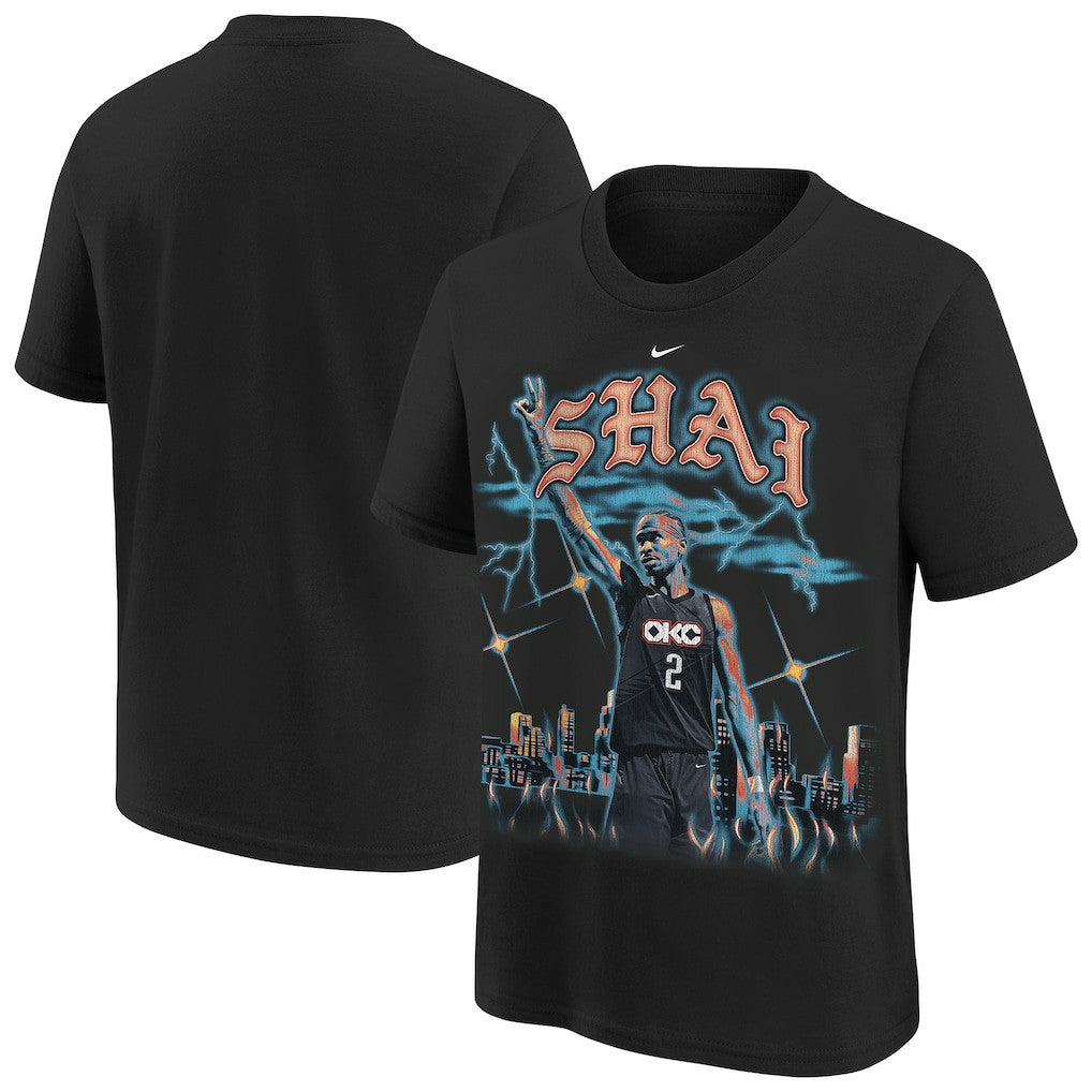NBA Shai Gilgeous-Alexander Oklahoma City Thunder Youth City Edition Player T-Shirt
