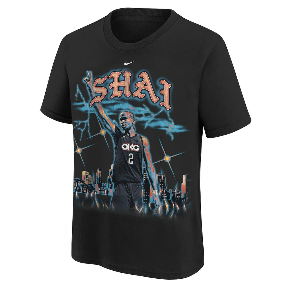 NBA Shai Gilgeous-Alexander Oklahoma City Thunder Youth City Edition Player T-Shirt
