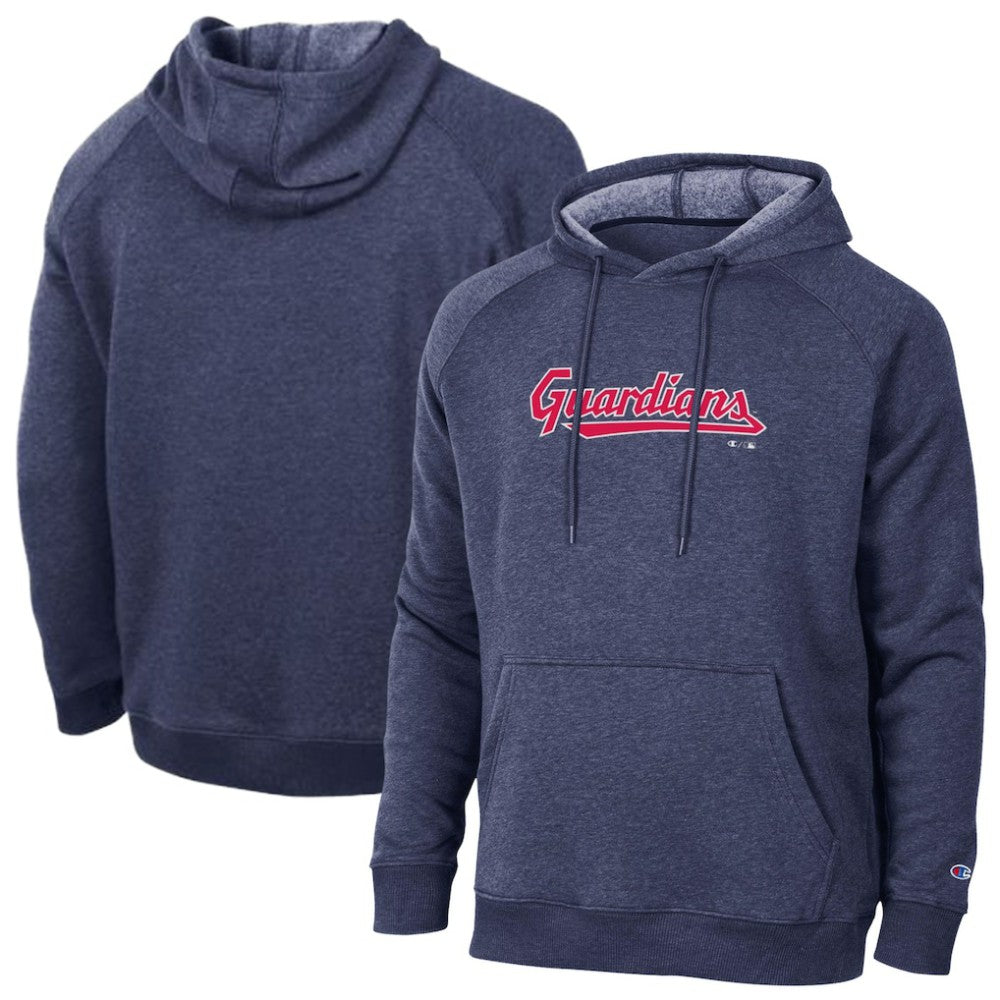 MLB Cleveland Guardians Champion Triumph Tri-Blend Raglan Hoodie
