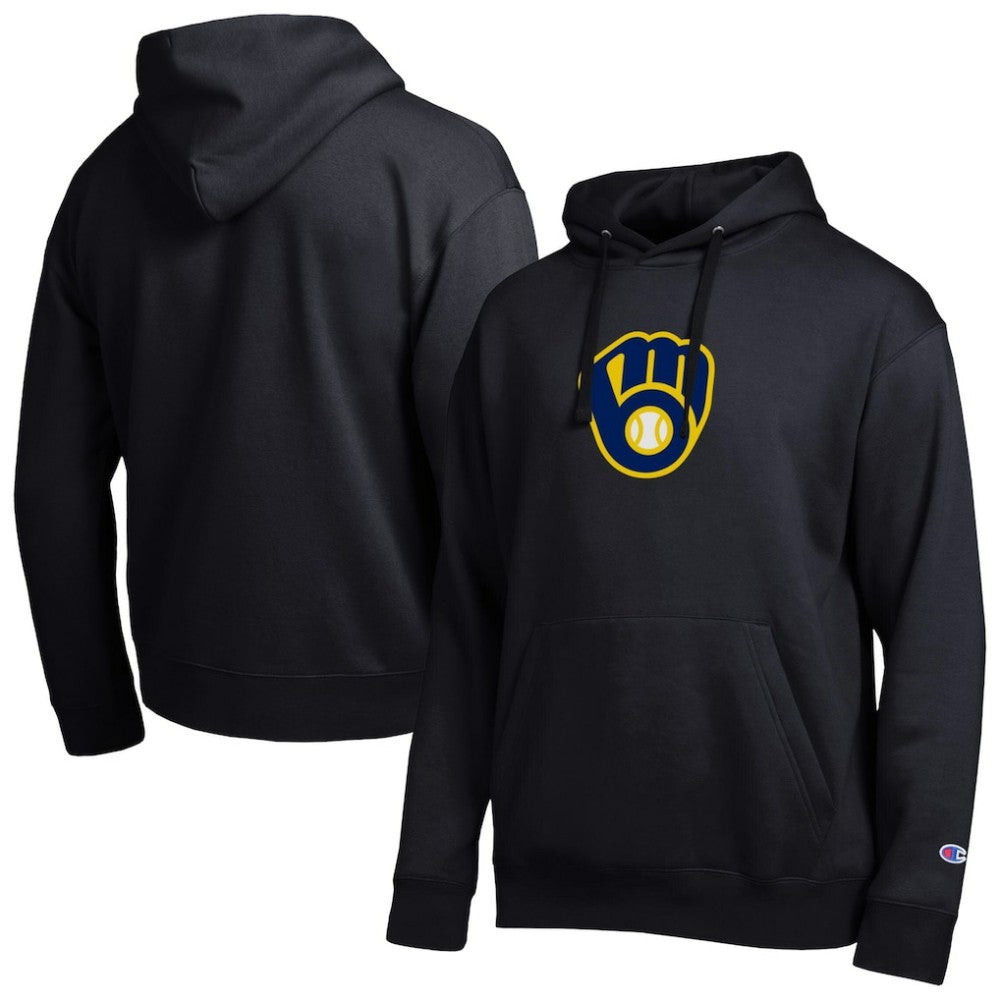 MLB Milwaukee Brewers Champion All Star Embroidered Logo Hoodie