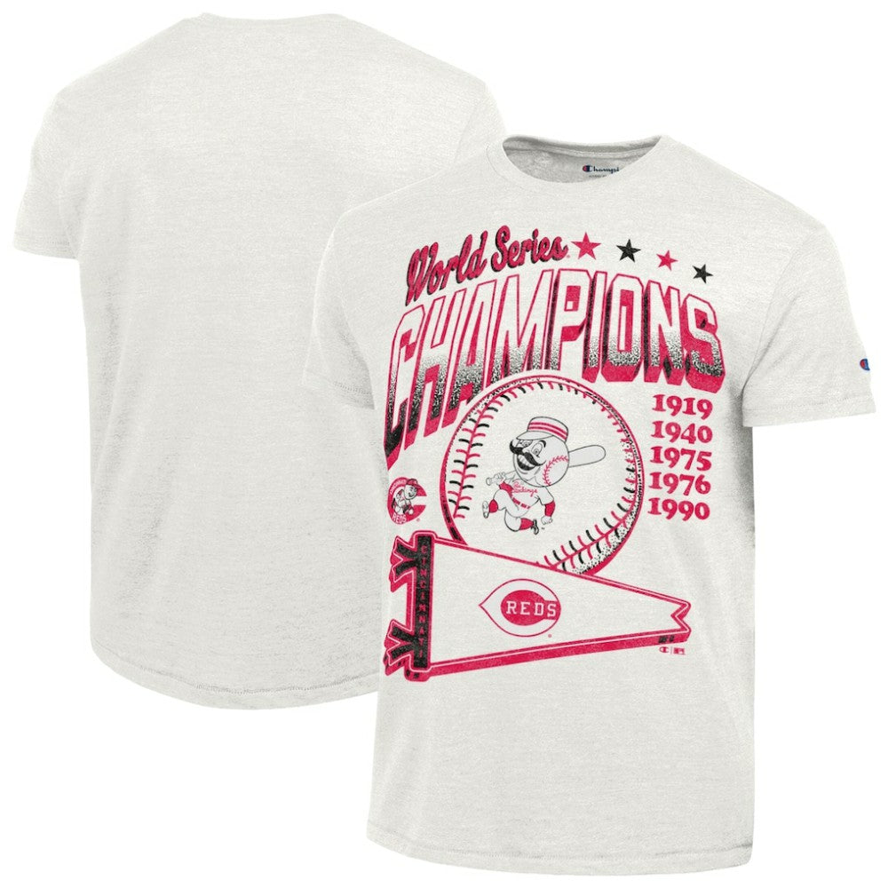MLB Cincinnati Reds Champion Winning Tradition Cooperstown Tri-Blend T-Shirt